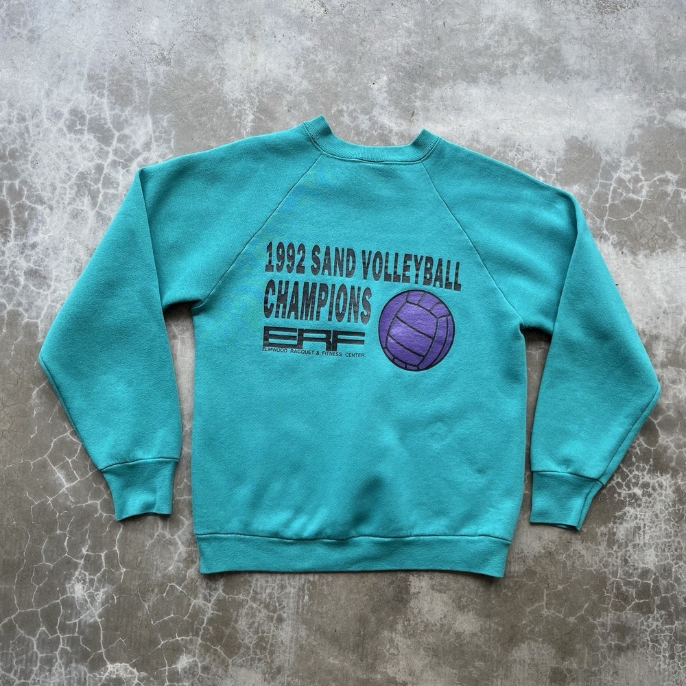 Vintage 1992 Sand Volleyball Champions Sweatshirt Size Small 90's